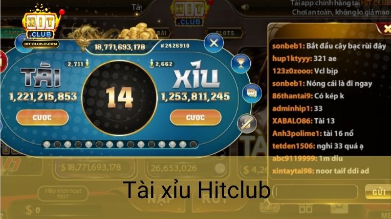 Game tài xỉu Hitclub